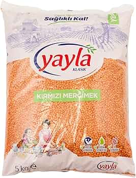 Kırmızı Top Mercimek / Thjerza Kuqe 5KG - LEGURME