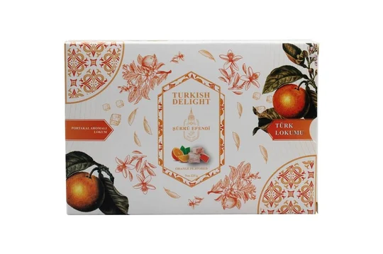 Portakal Aromalı Lokum 225g