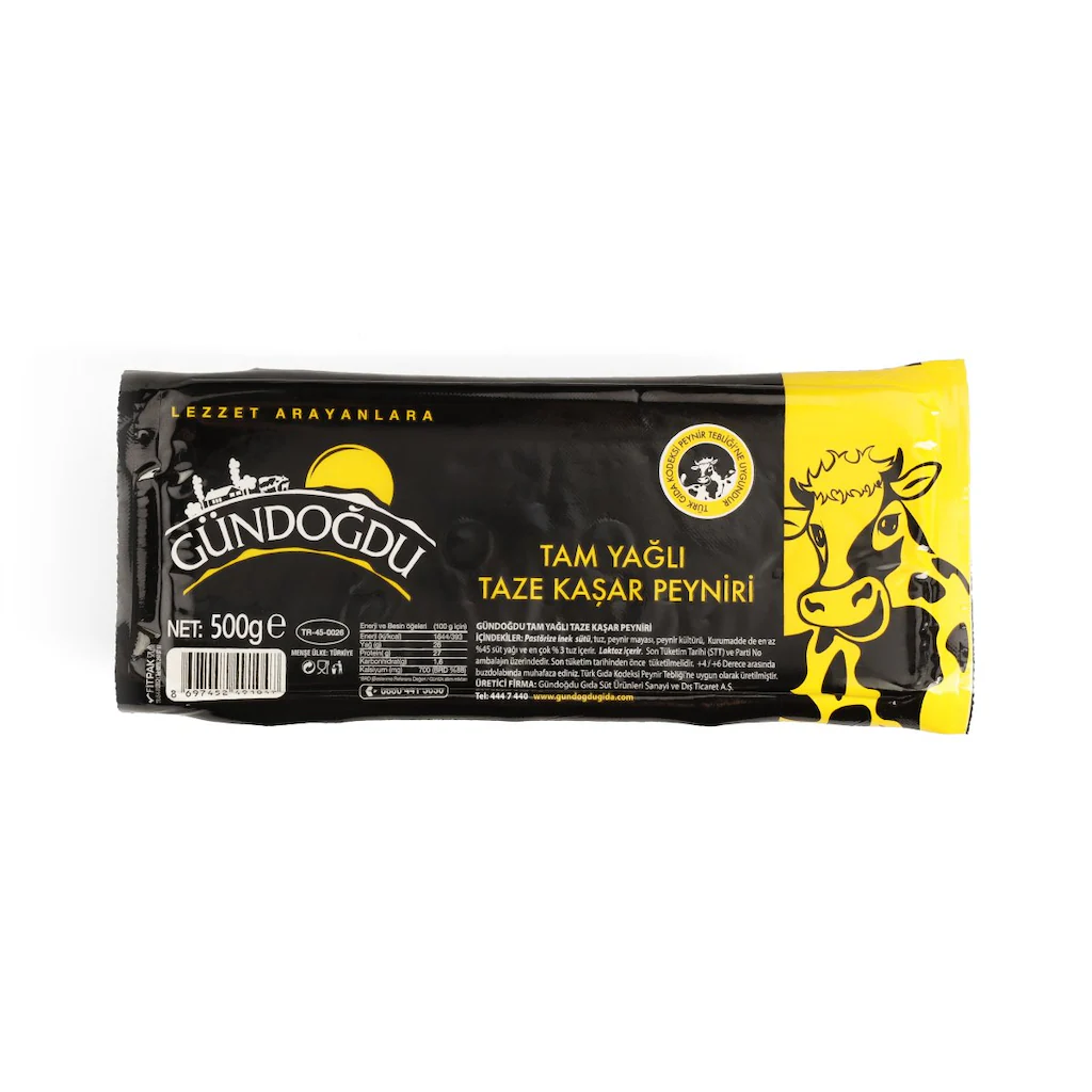 Kaşar Peyniri 500g - GÜNDOĞDU